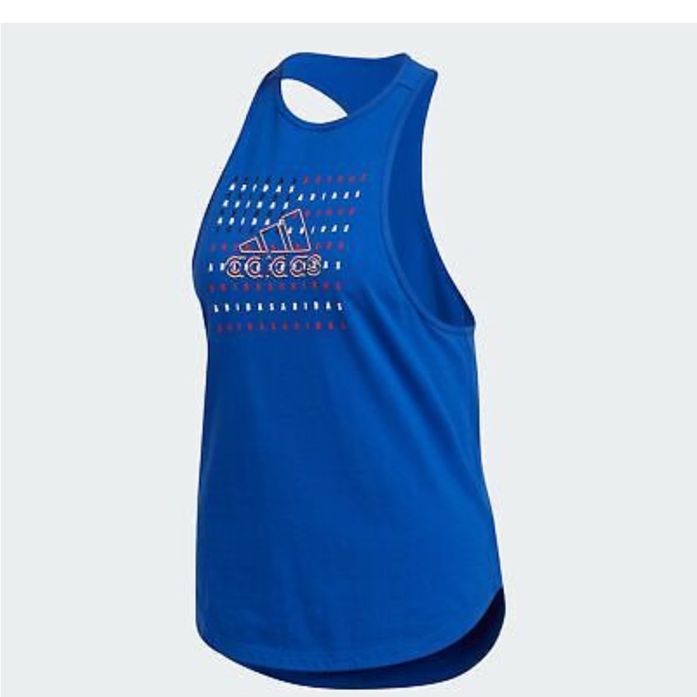NWT Adidas Essentials Americana Flag Tank